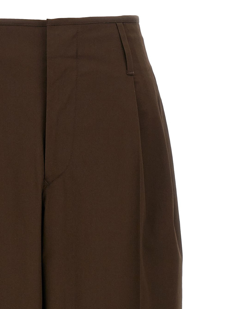 Diana belt-loop turn-up trousers 3
