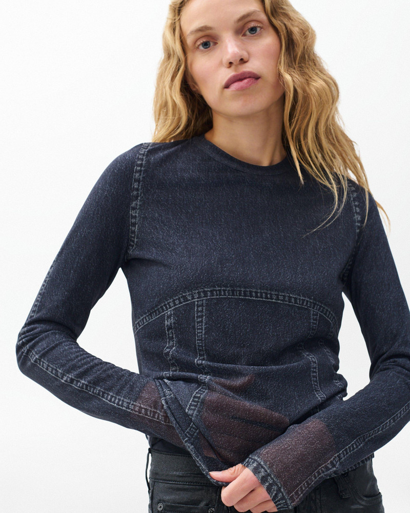 Miramar Long-Sleeve Tee Stretch Mesh 2