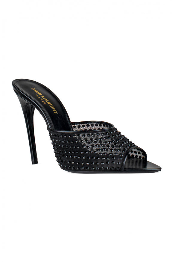 Saint Laurent Women Blonde Mules - 3