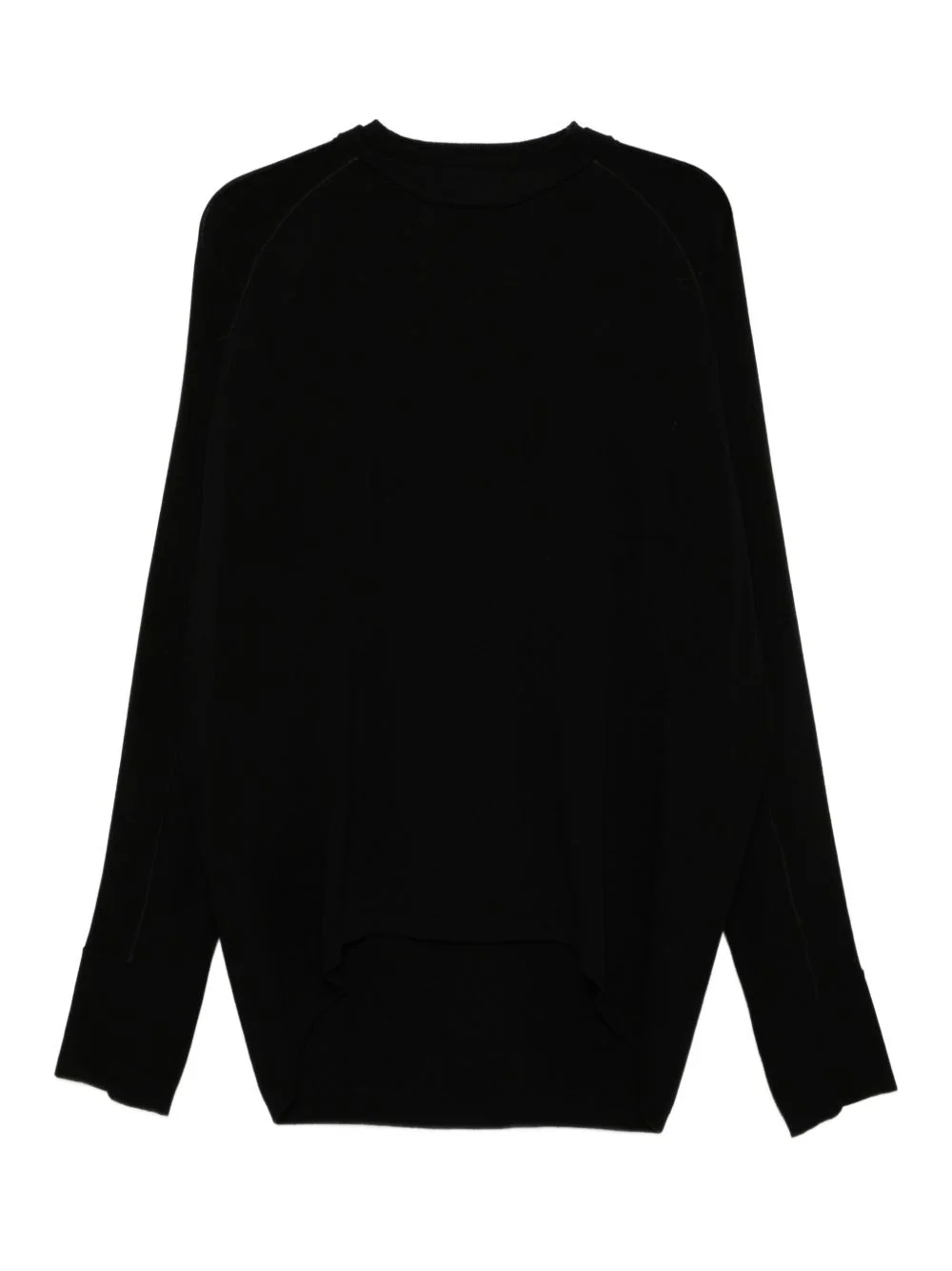 panelled cotton jumper - 1
