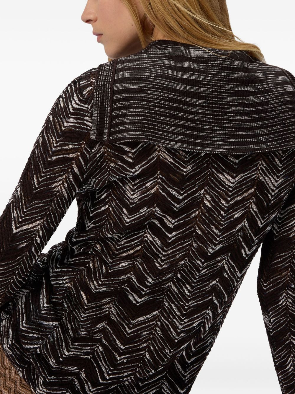 knitted polo top - 4