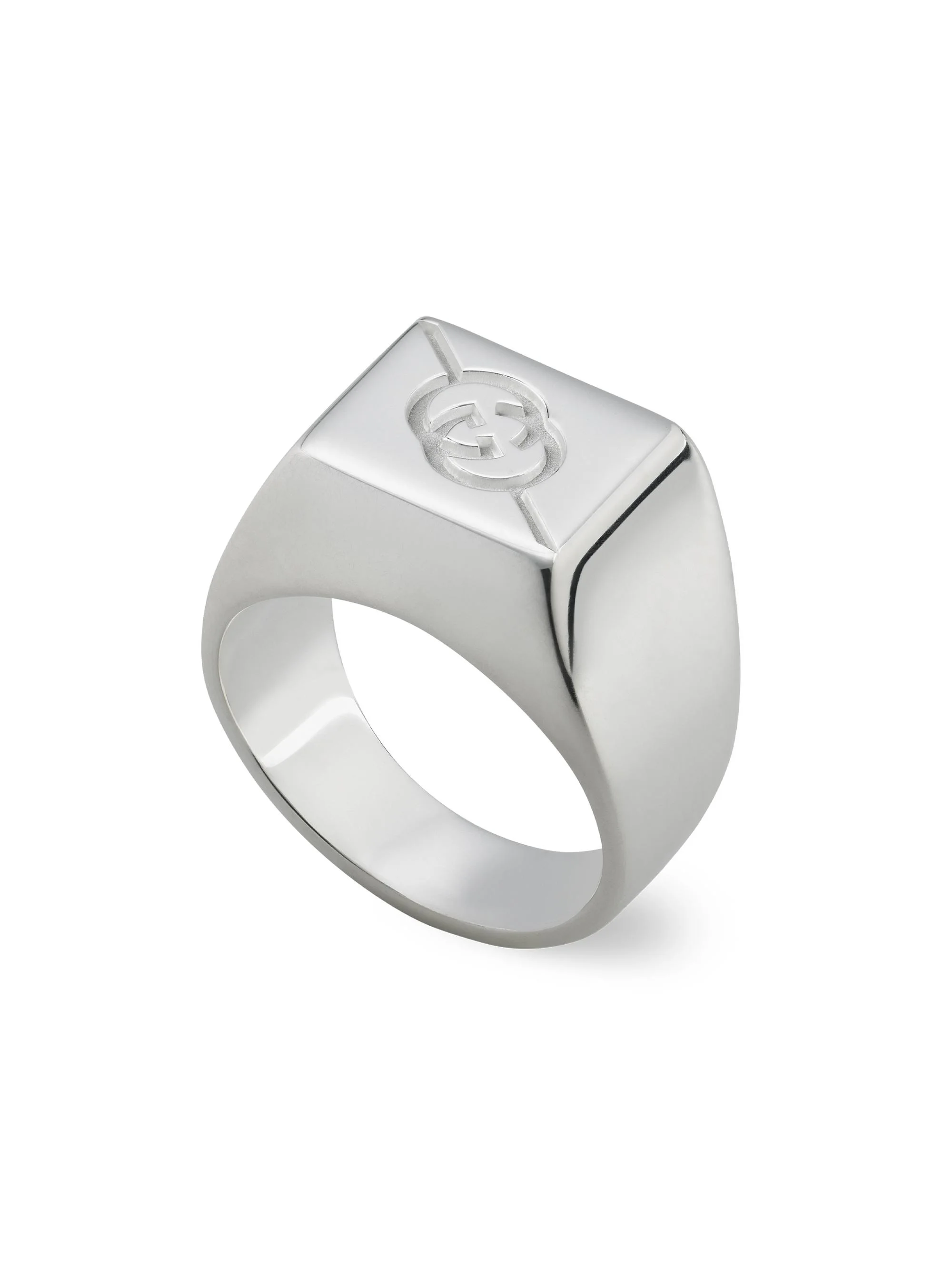Men's Tag Ring - Silver - 1