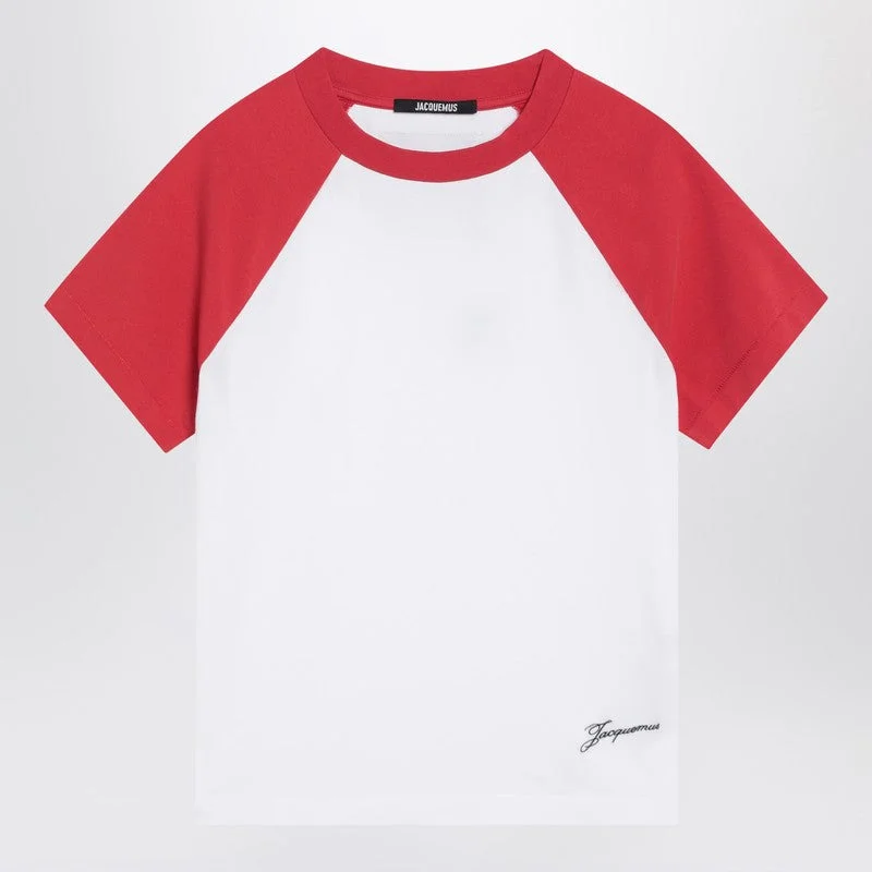 Jacquemus Baseball White/Red T-Shirt Women - 1