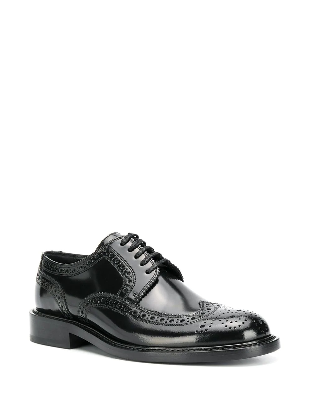 Army perforated derby shoes - 2