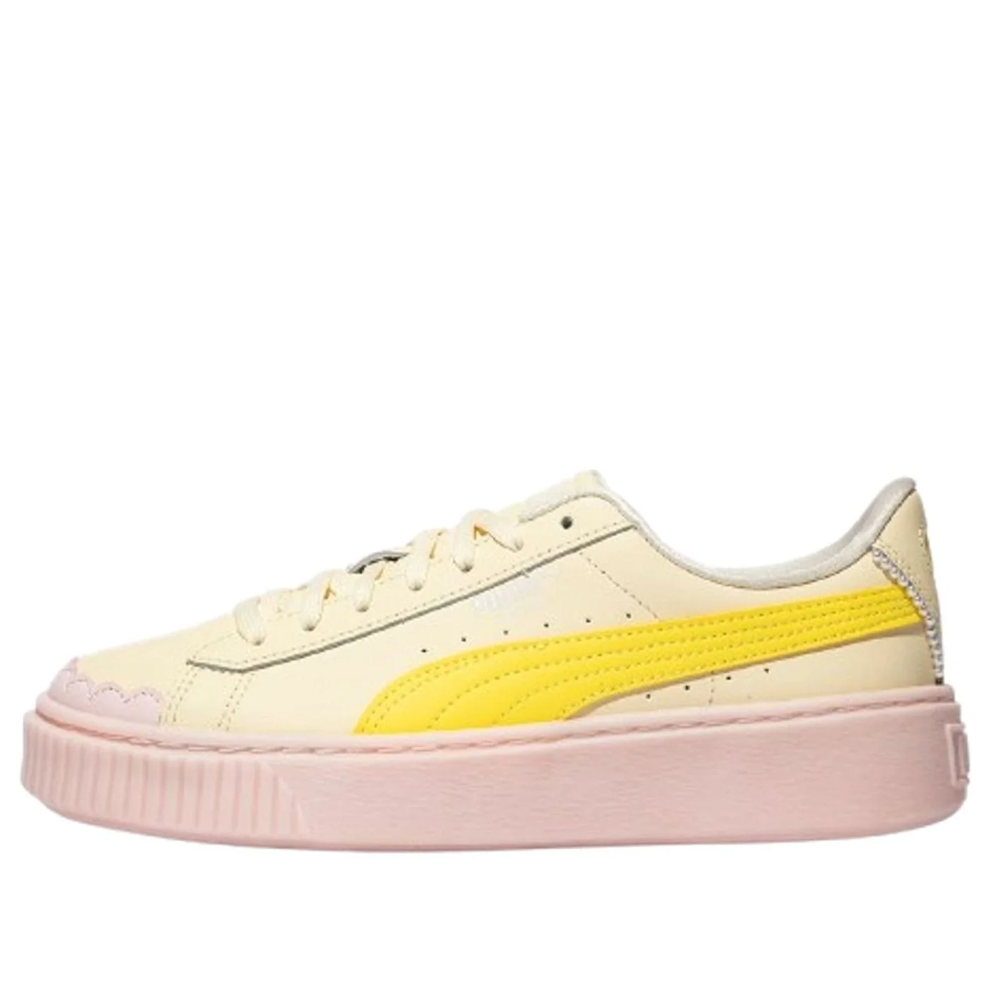 (WMNS) PUMA Suede Classic Low 'Light Pink Yellow' 398910-02 - 1