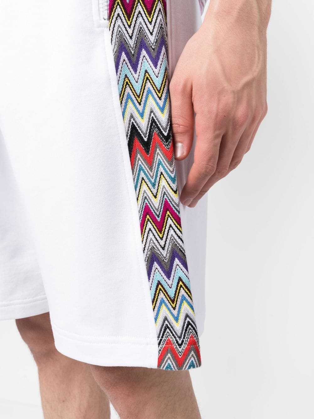 signature zigzag-detail shorts - 5
