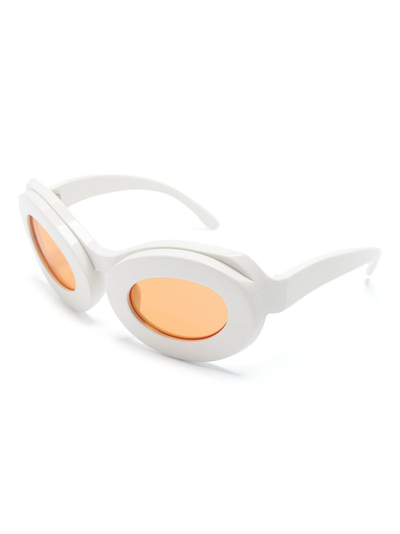 HENRIK VIBSKOV Tyler oval-frame sunglasses outlook