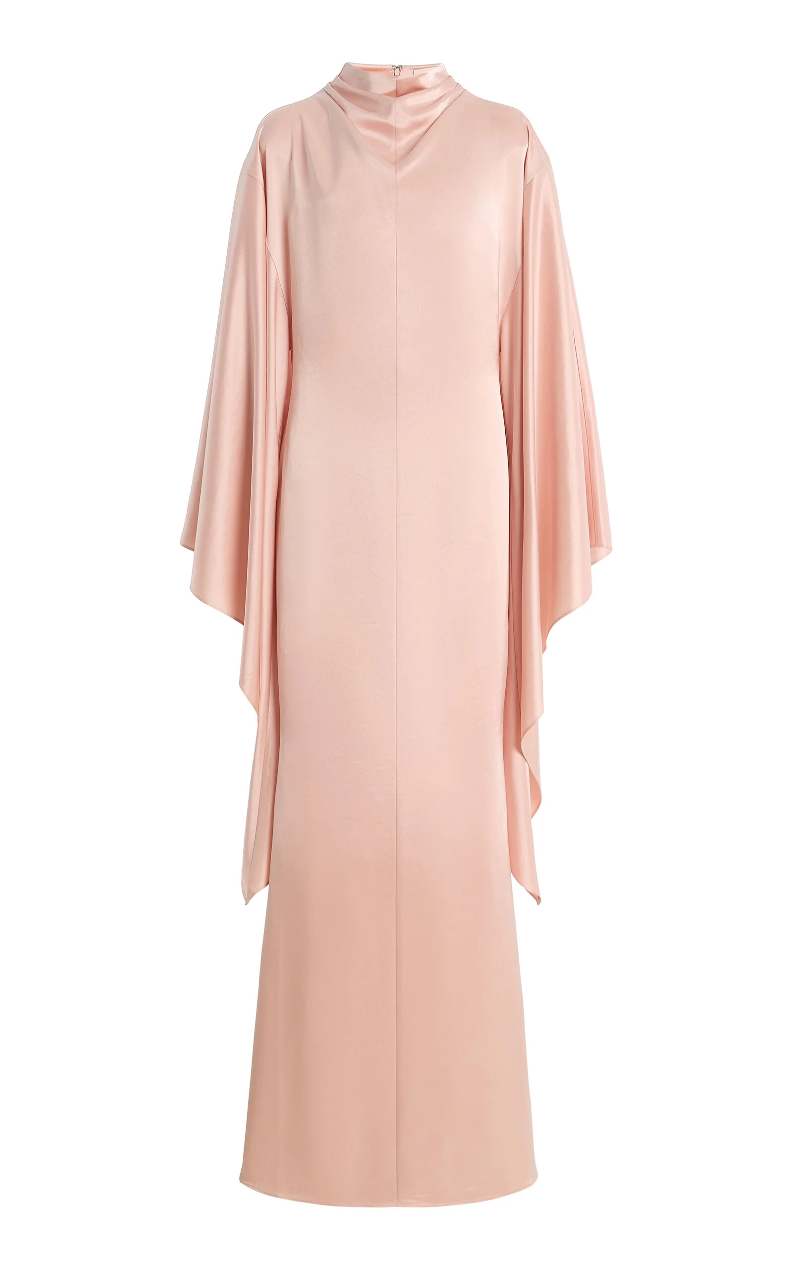 Exclusive Dedalo Satin Cape-Sleeve Maxi Dress pink - 1