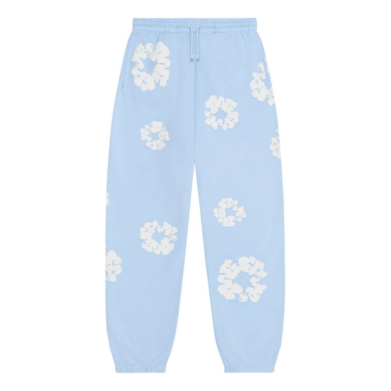 Denim Tears The Cotton Wreath Sweatpants 'Powder Blue' FW24BAS0602 1
