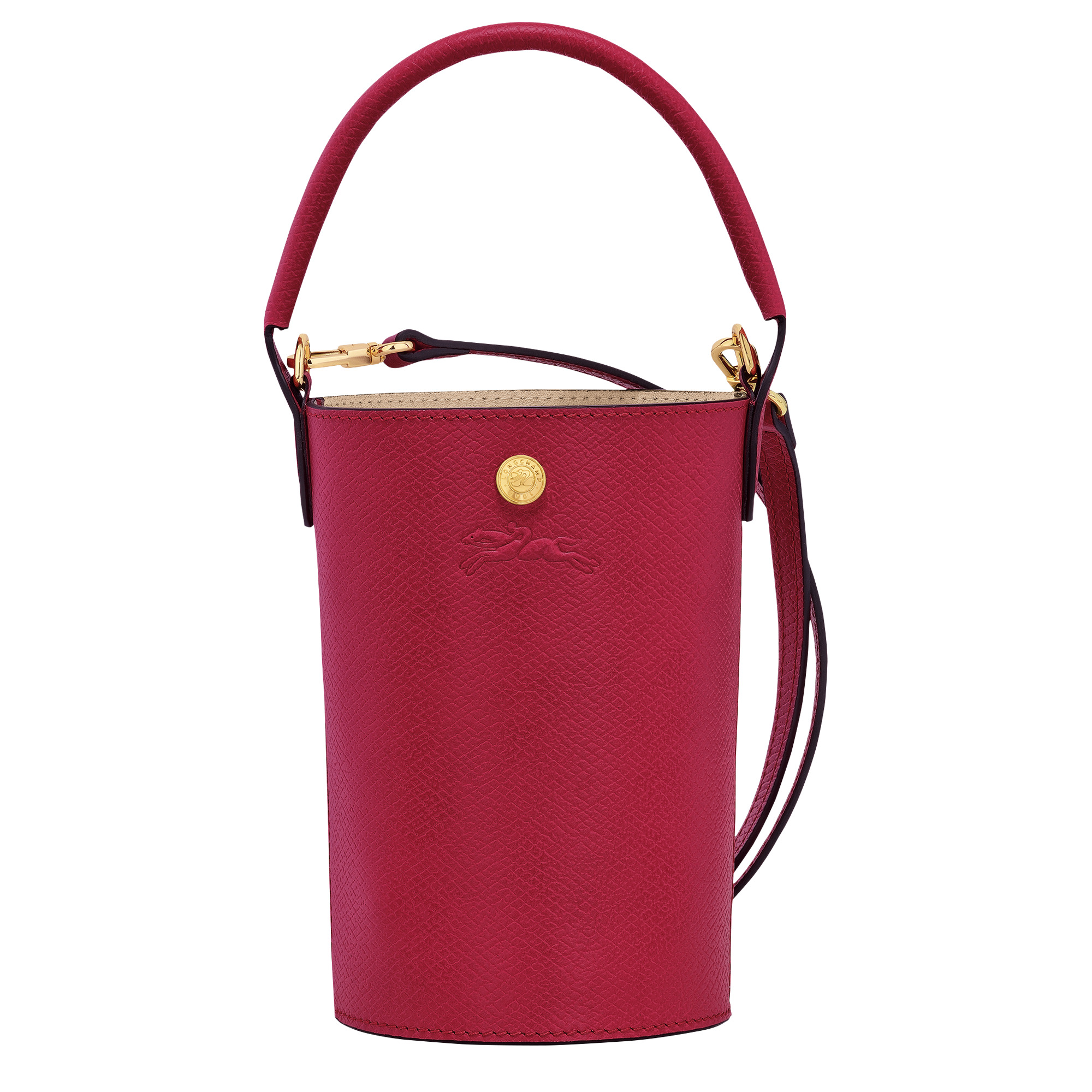 Épure XS Crossbody bag Magenta - Leather - 1