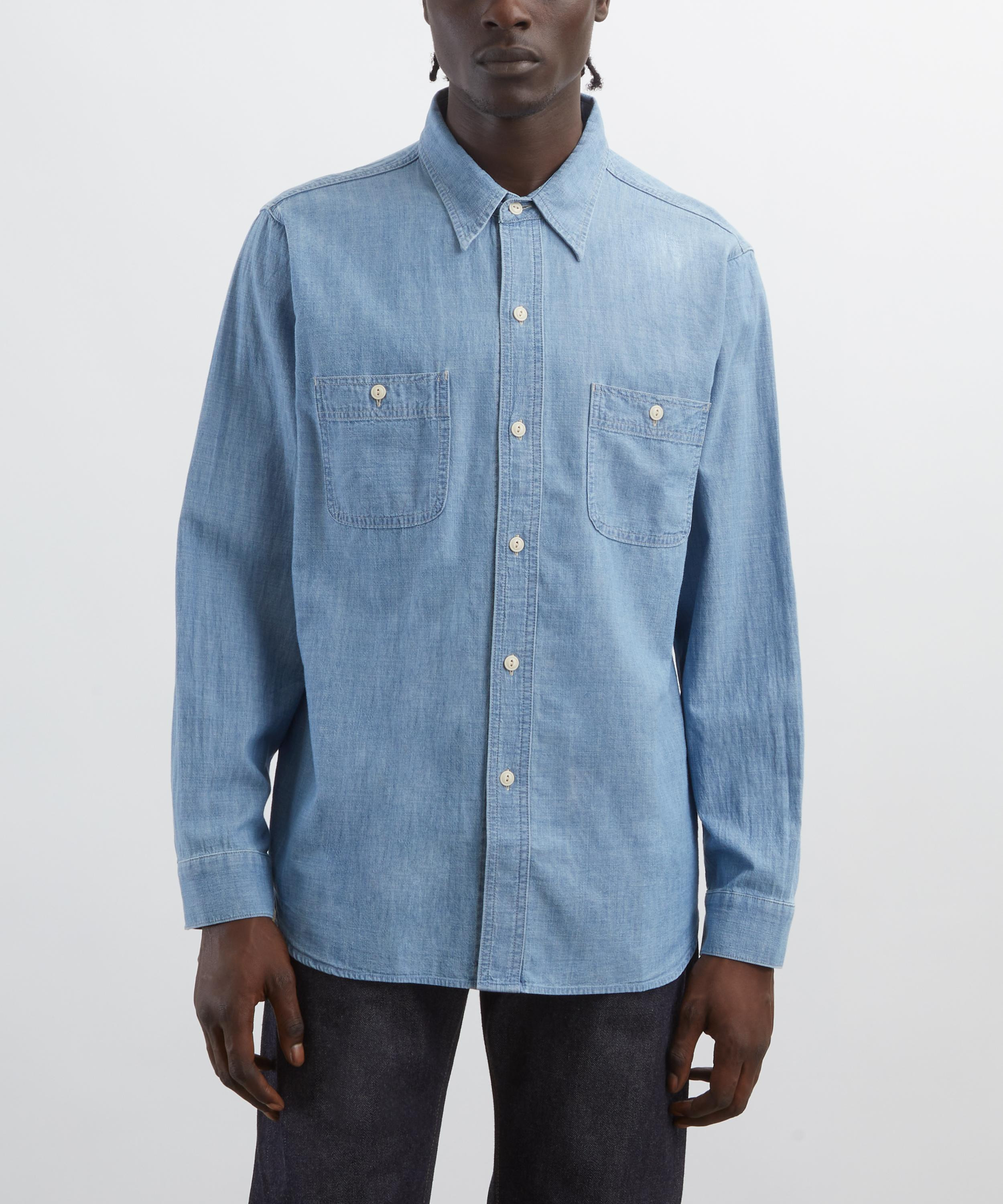 Light Wash Work Shirt - 3