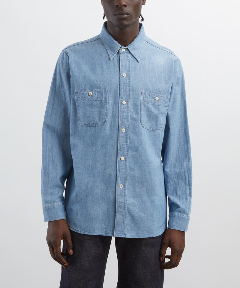 Levi's Light Wash Work Shirt outlook