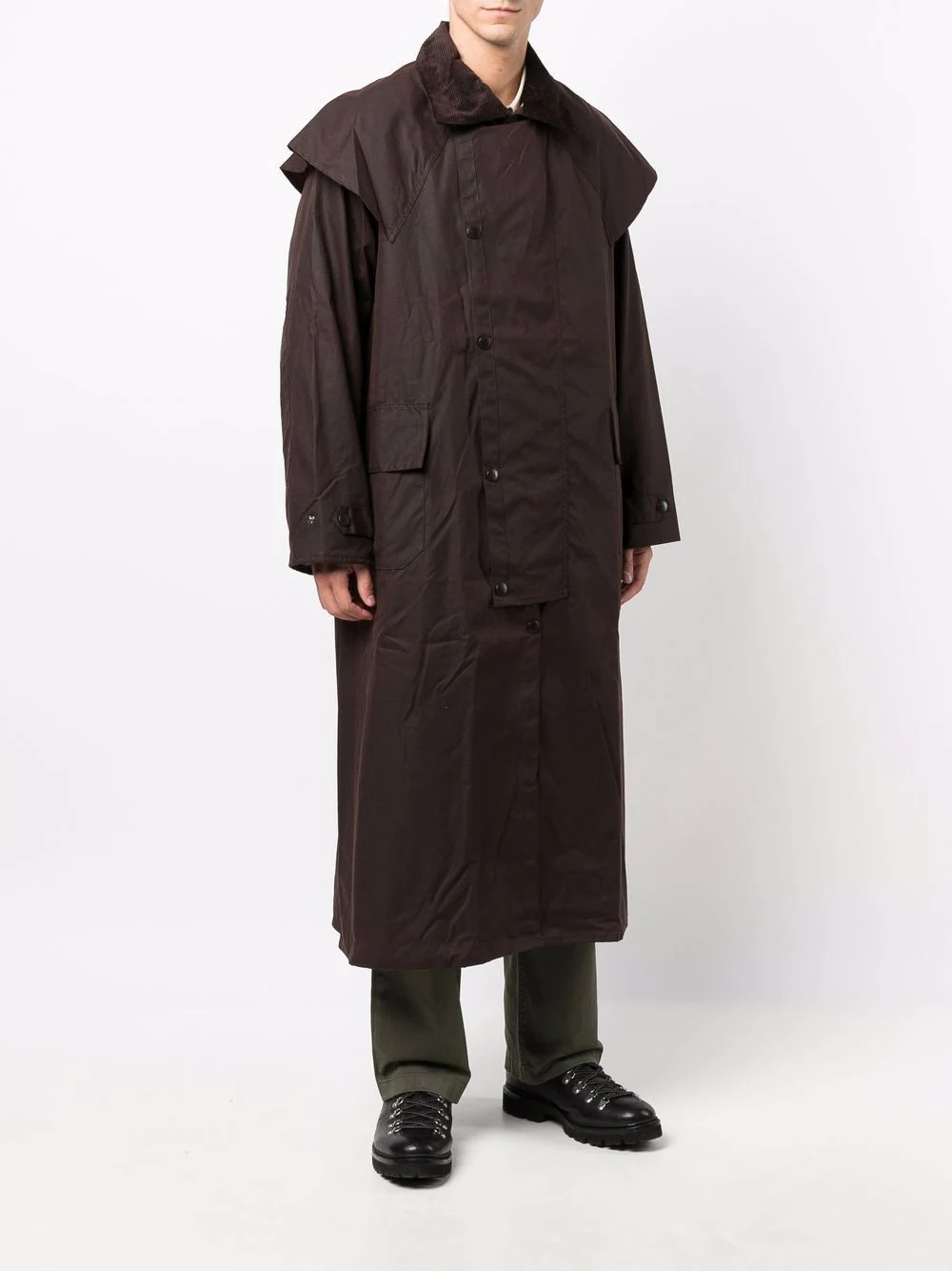 A-line long raincoat - 3