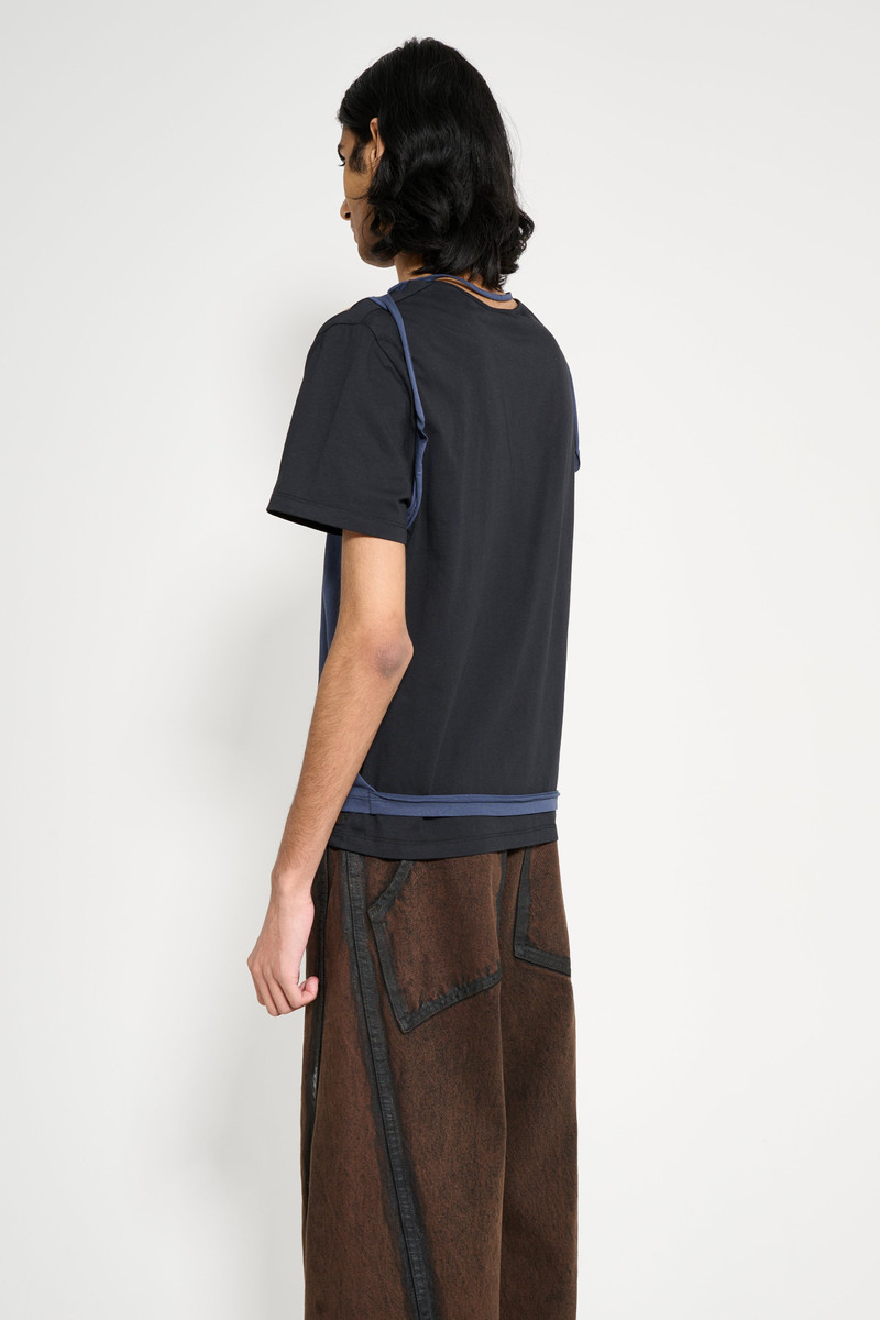 ECKHAUS LATTA ECKHAUS LATTA HUGGING TEE BLACKBERRY outlook