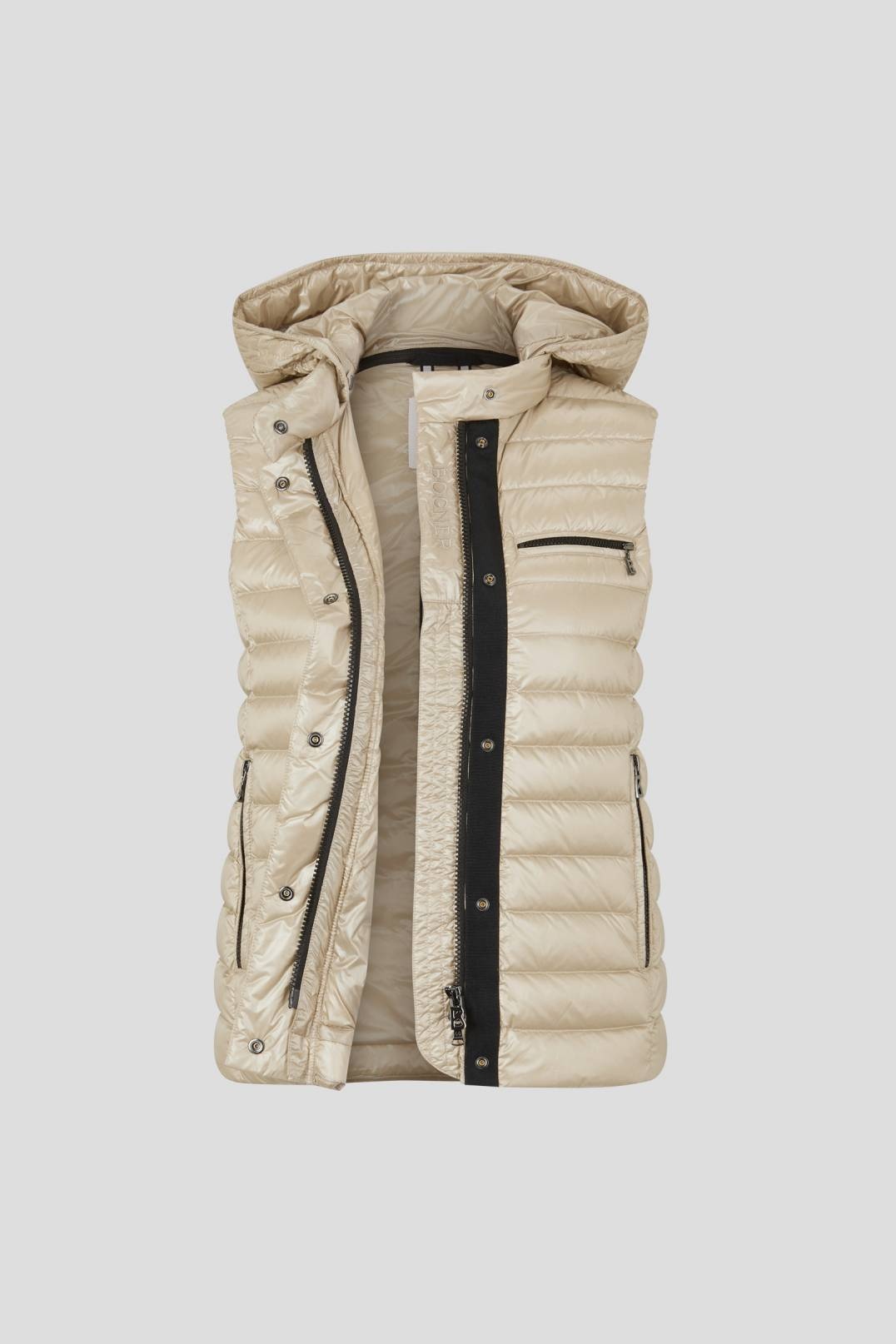 NENI LIGHTWEIGHT DOWN WAISTCOAT IN SAND - 5