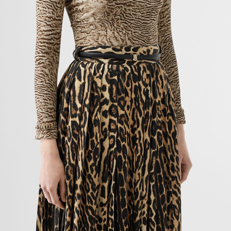 Reversible Monogram Motif Leather Wrap Belt 3