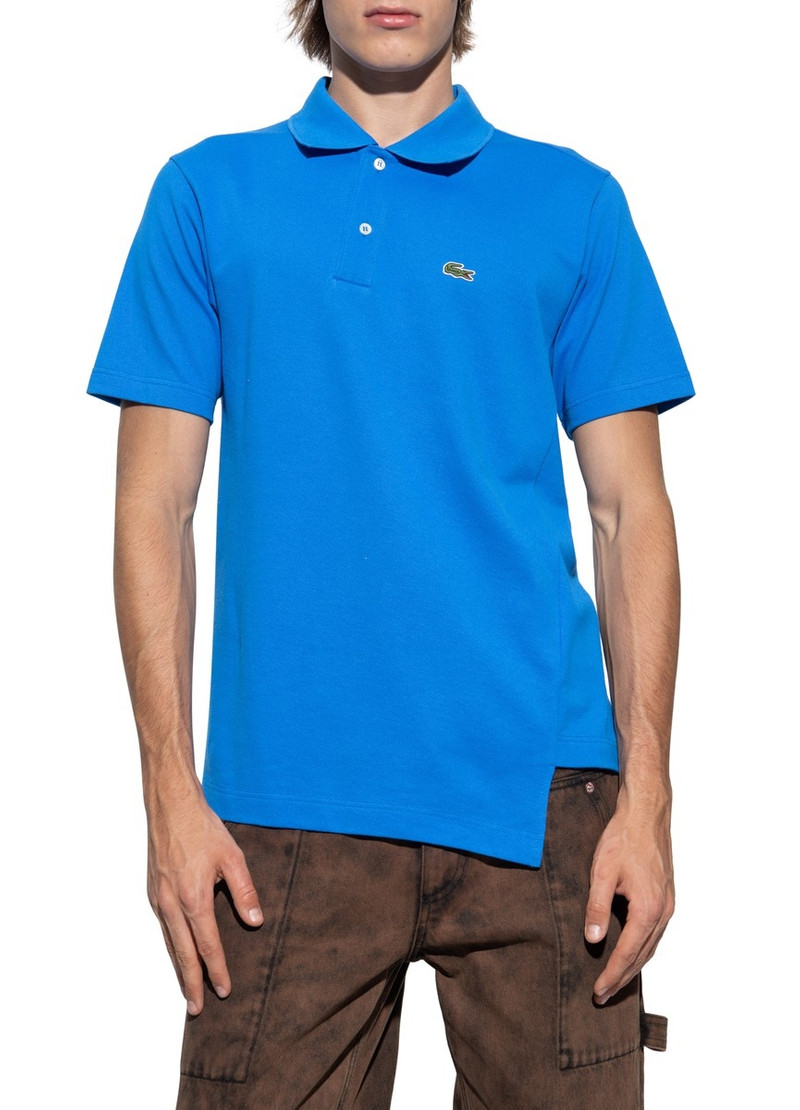 Comme des Garçons SHIRT x Lacoste 비대칭 코튼 폴로 셔츠 outlook