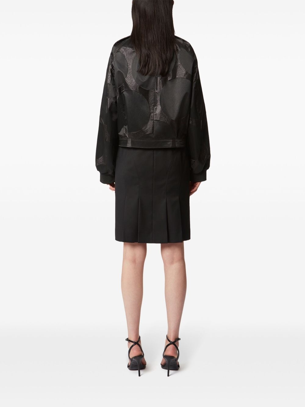 lurex bomber jacket - 4