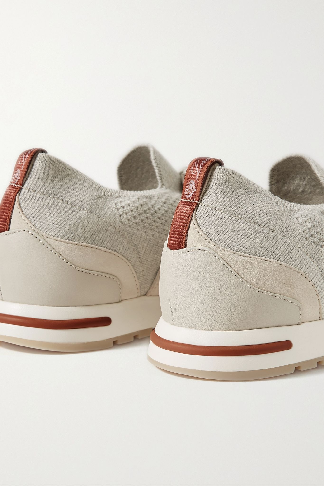360 Lp Flexy Walk suede and leather-trimmed wool sneakers - 10