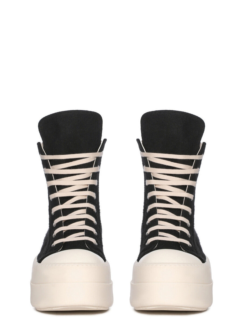 Double Bumper platform lace-up trainers 2