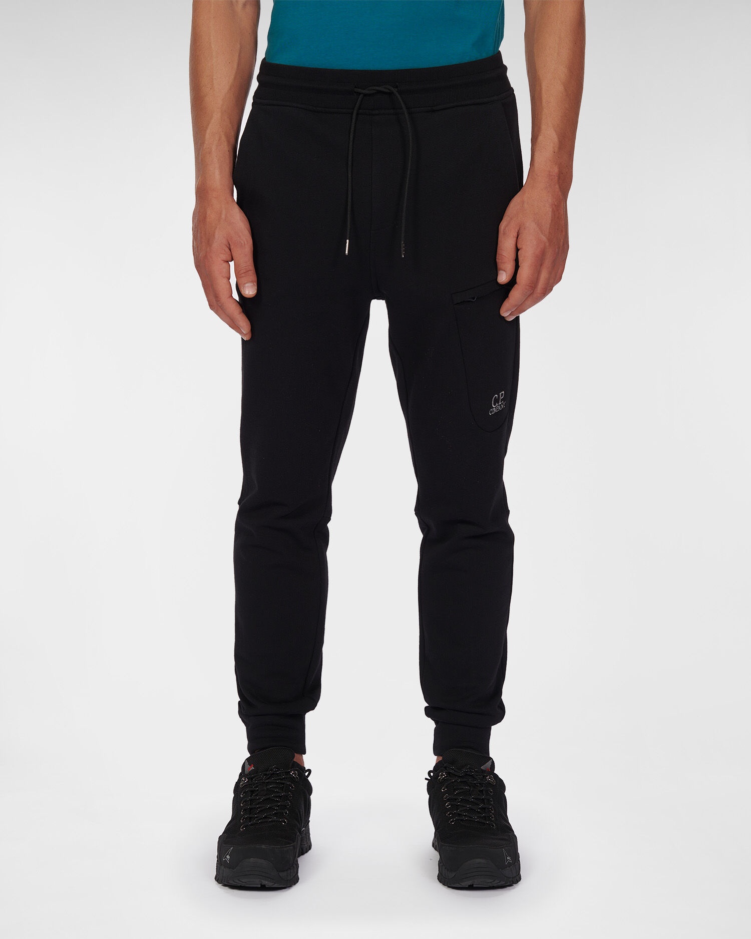 Diagonal Raised Fleece Track Pants - 2