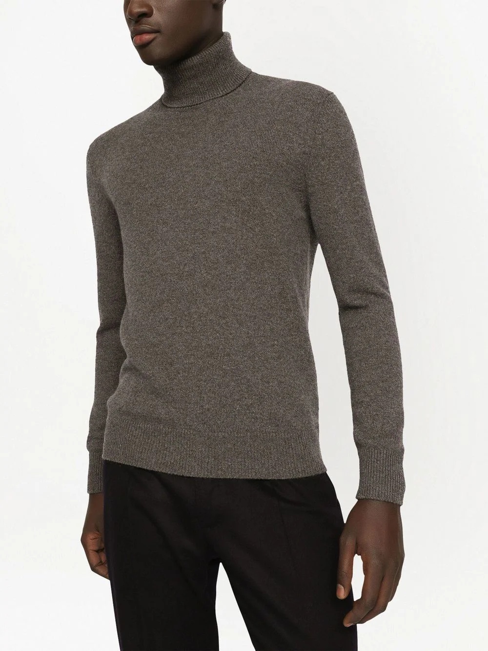 roll-neck cashmere jumper - 5