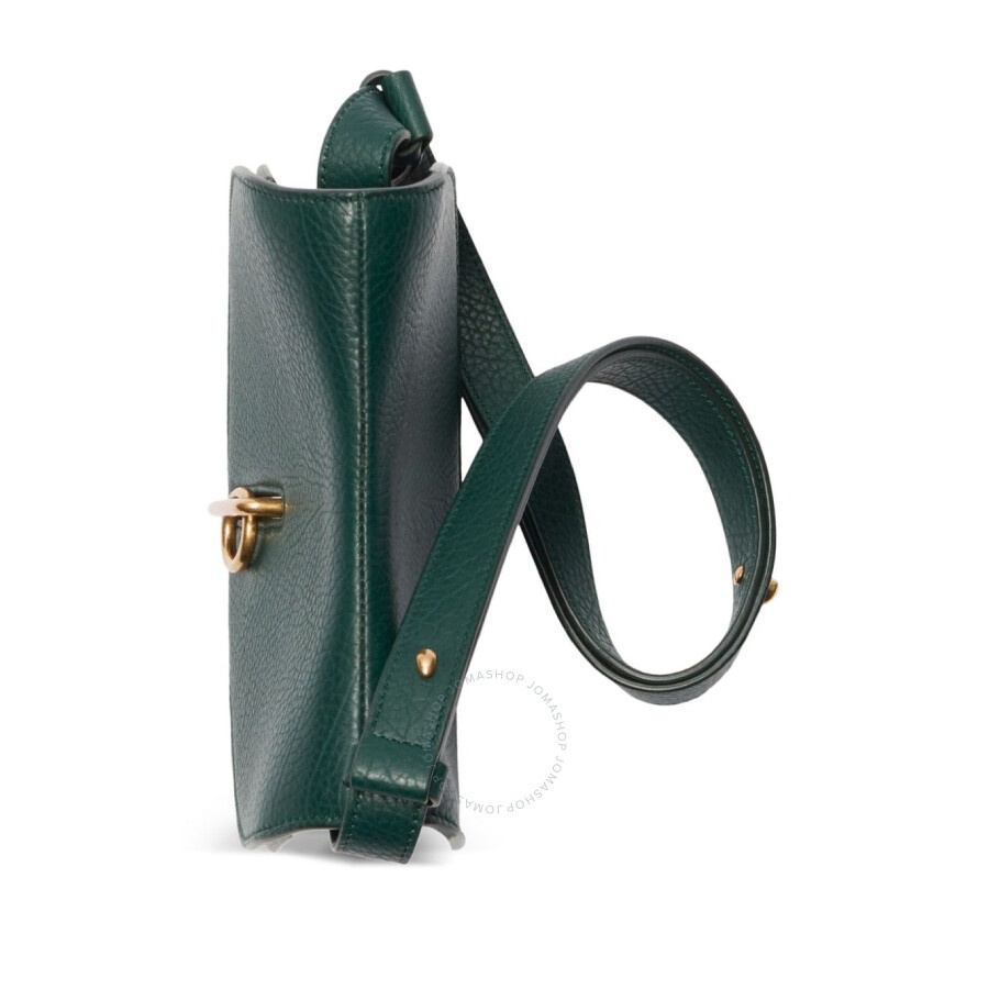 Burberry Rocking Horse Foldover-Top Leather Crossbody Bag - 4
