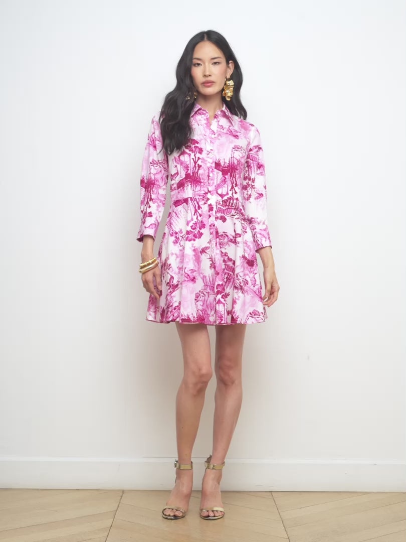 Meadow Poplin Shirt Dress - 6