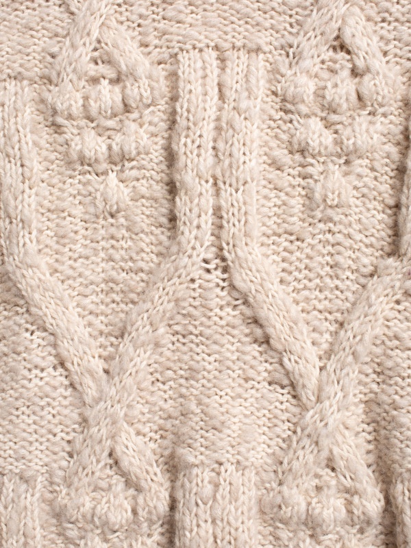 Elsa Cable Knit Oat - 5