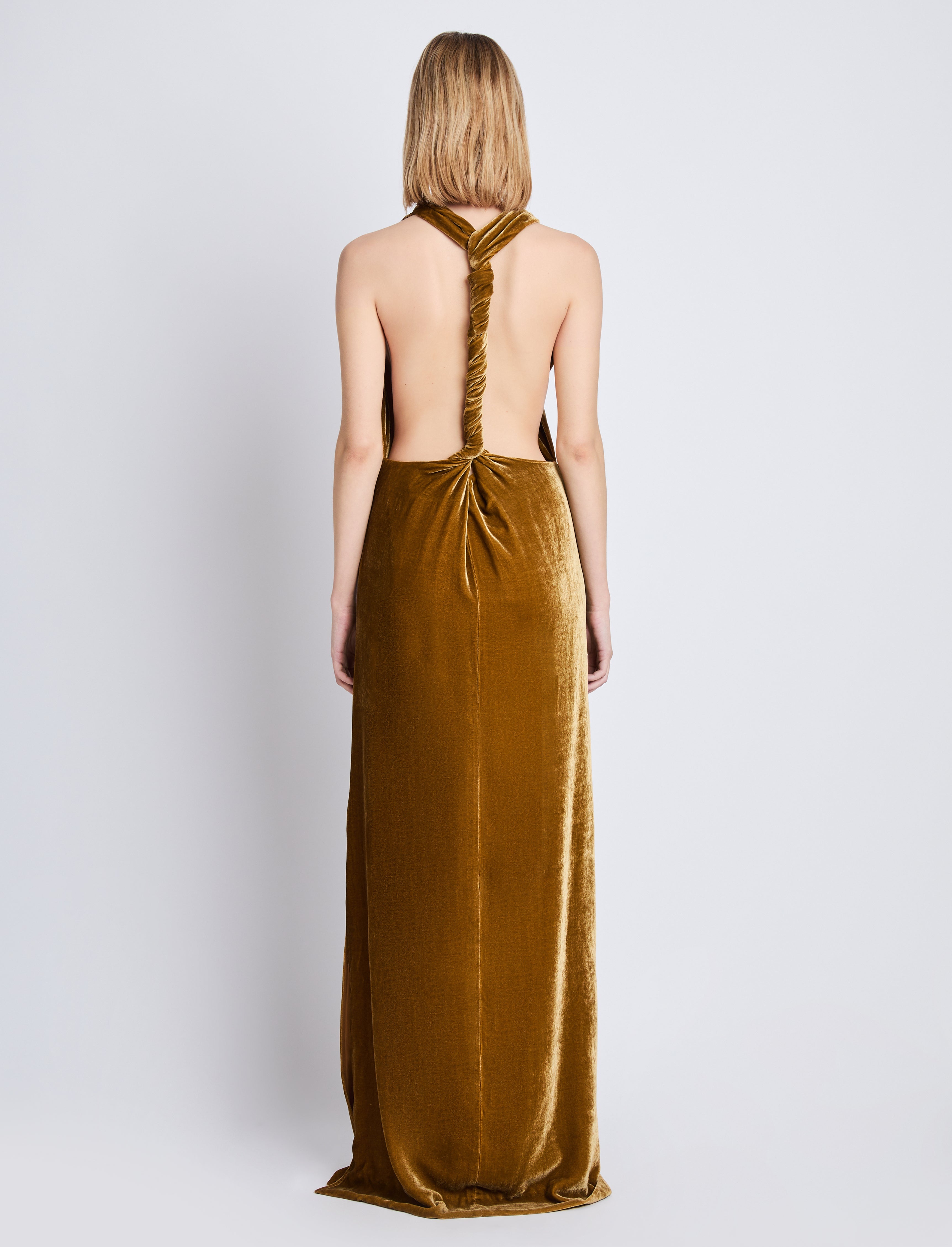 proenza schouler faye backless dress Proenza Schouler // Faye Backless Twist Dress – VSP Consignment main image 1