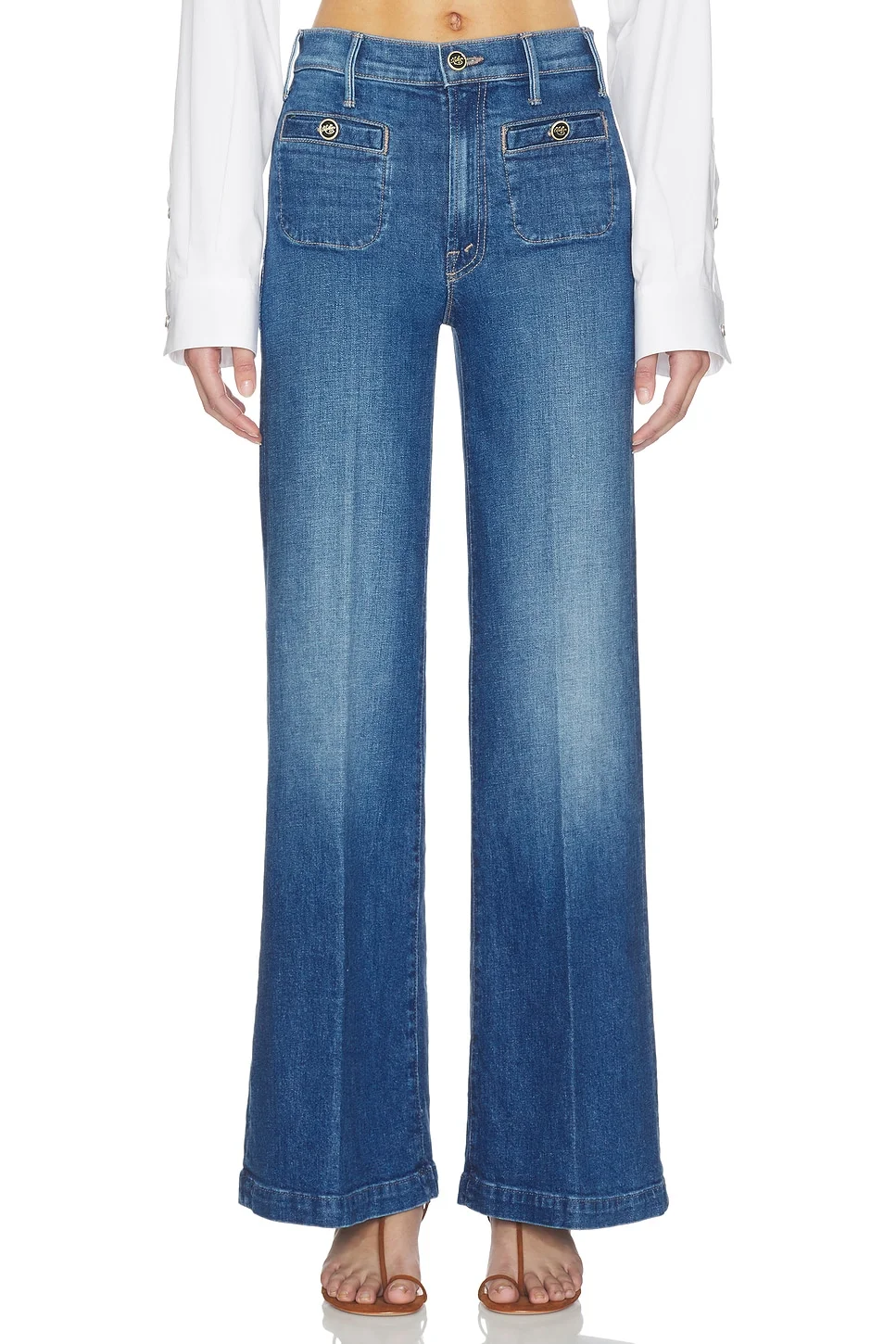 The Stashed Hustler Roller Sneak Jeans - 1