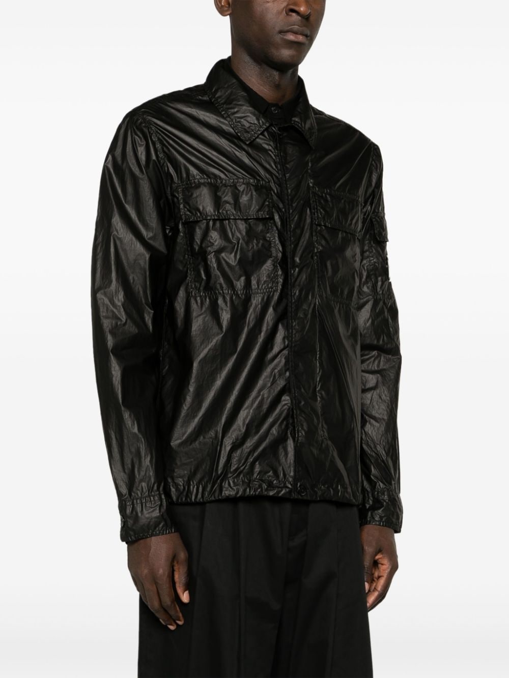 CS II Lens-detail shirt jacket - 3