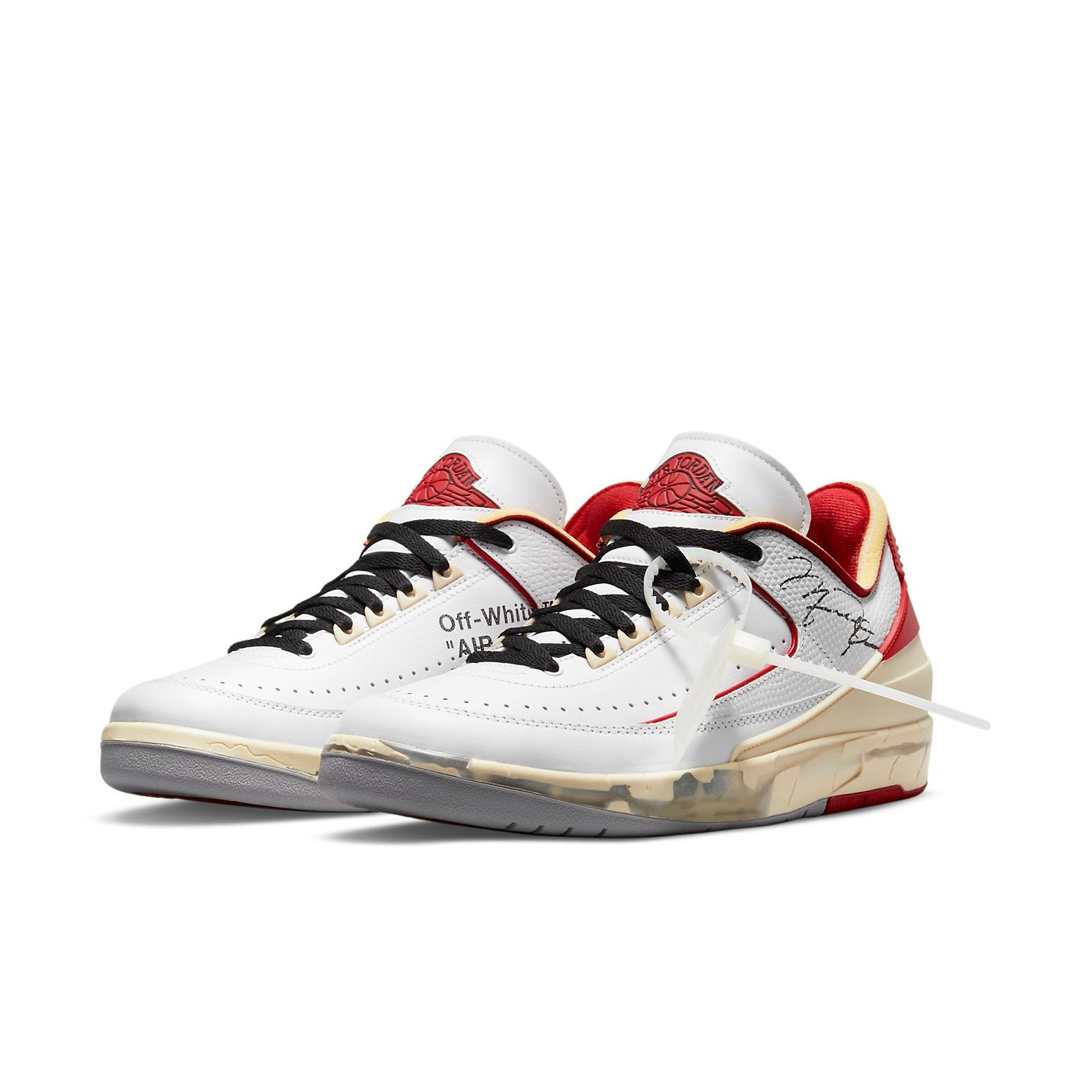 Off-White x Air Jordan 2 Retro Low SP 'White Varsity Red' DJ4375-106 - 3