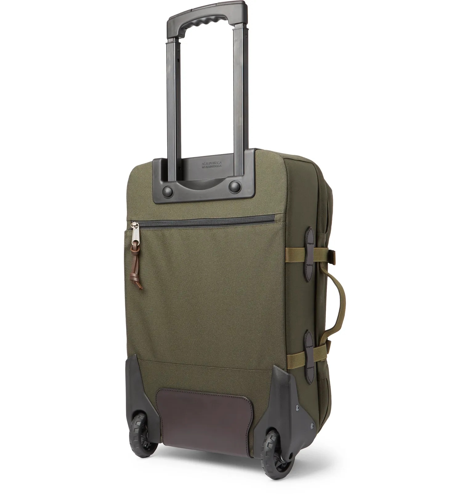 Dryden 56cm Leather-Trimmed CORDURA Carry-On Suitcase - 4