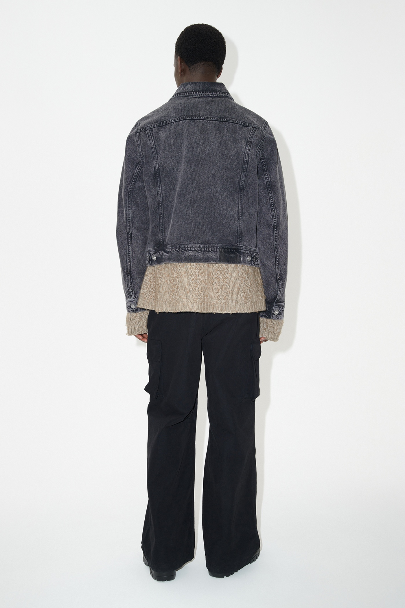 Our Legacy Rodeo Jacket Overdyed Black Chain Twill Our Legacy Rodeo Jacket Overdyed Black Chain Twill