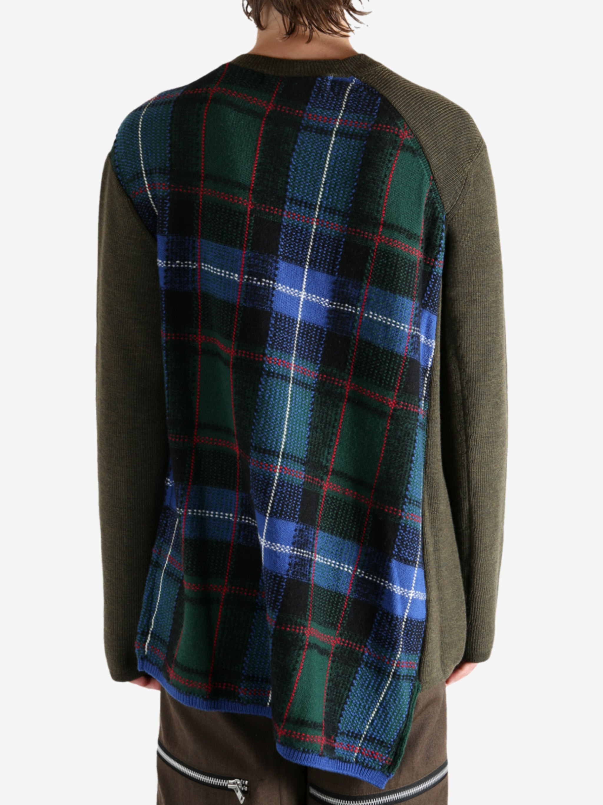 COMME DES GARCONS HOMME PLUS - Men Crew Neck Woolen Sweater - 3