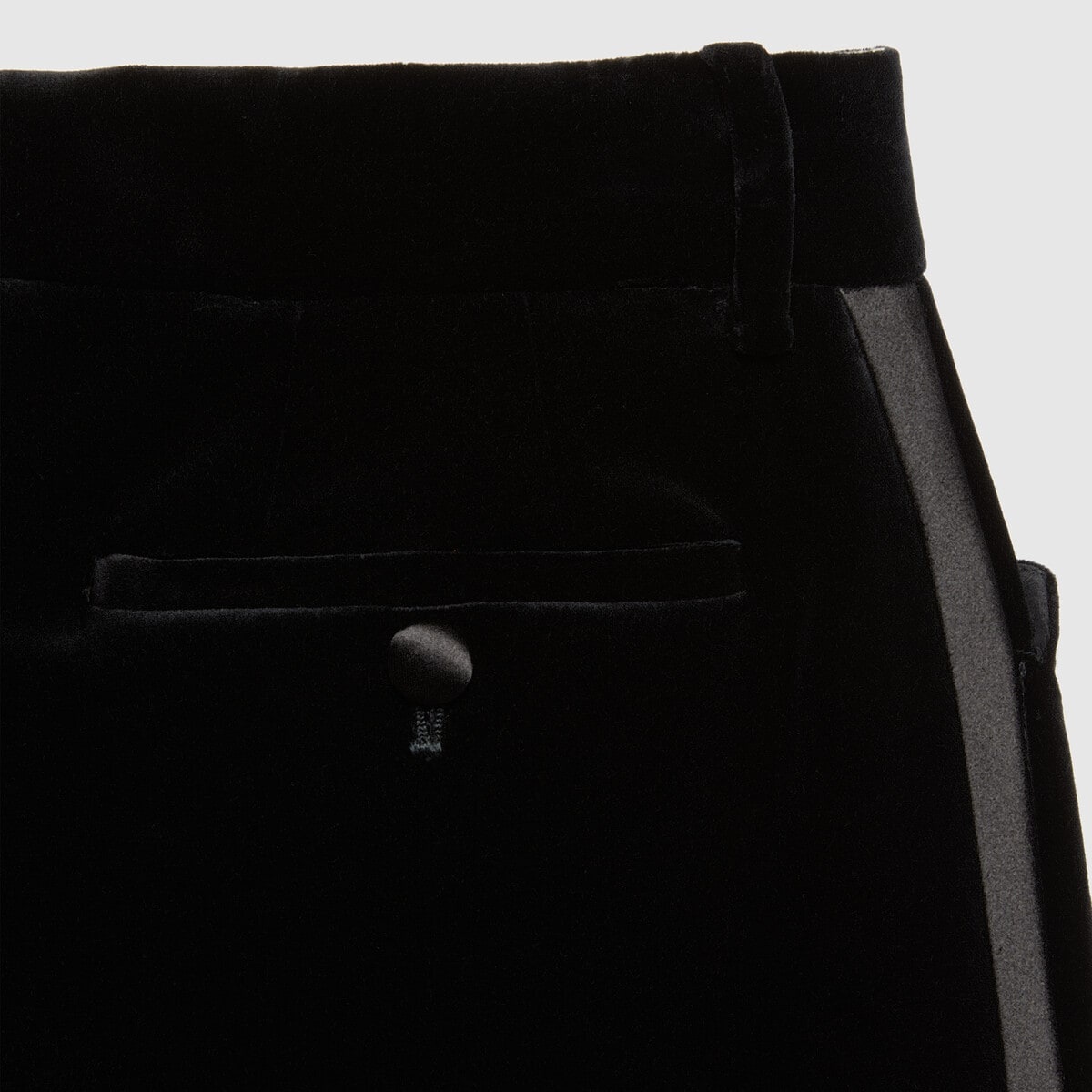 Stretch velvet flared pant - 5