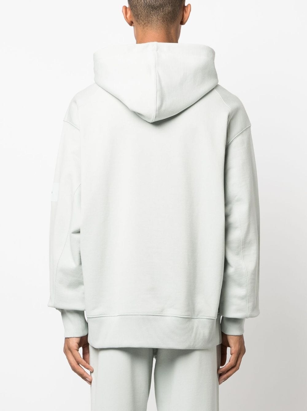 logo-patch organic cotton hoodie - 5