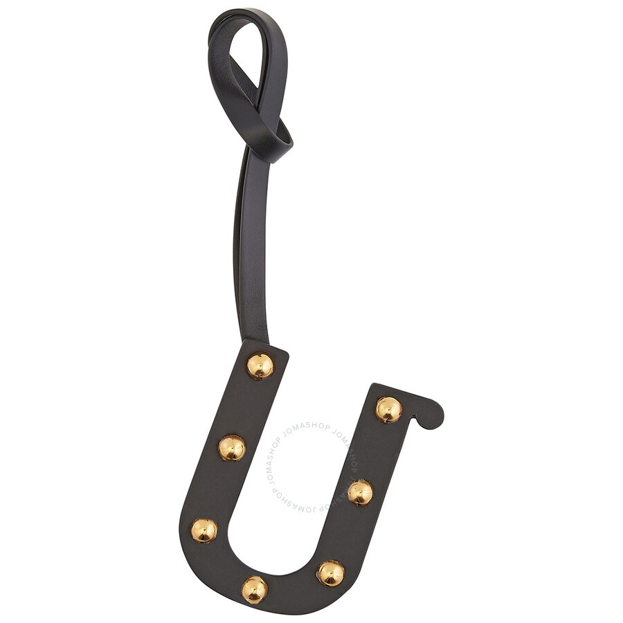 Burberry Studded Leather Alphabet U Charm - 2