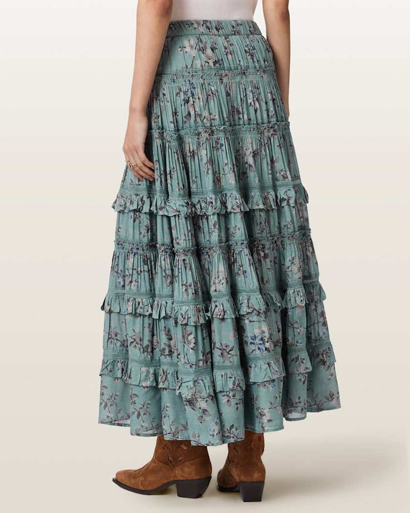 TALIA PRINTED MIDI SKIRT 7