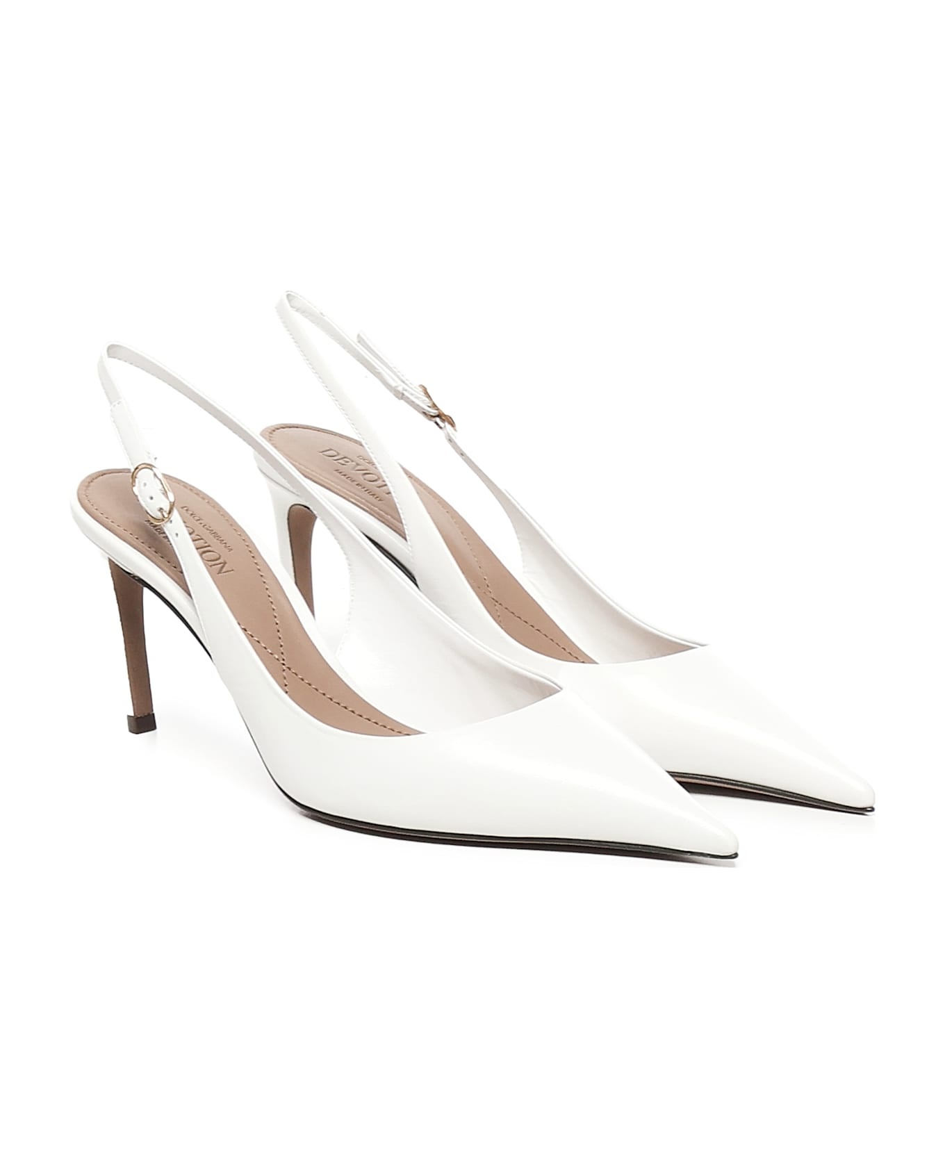 Slingback In Shiny Goatskin - 2