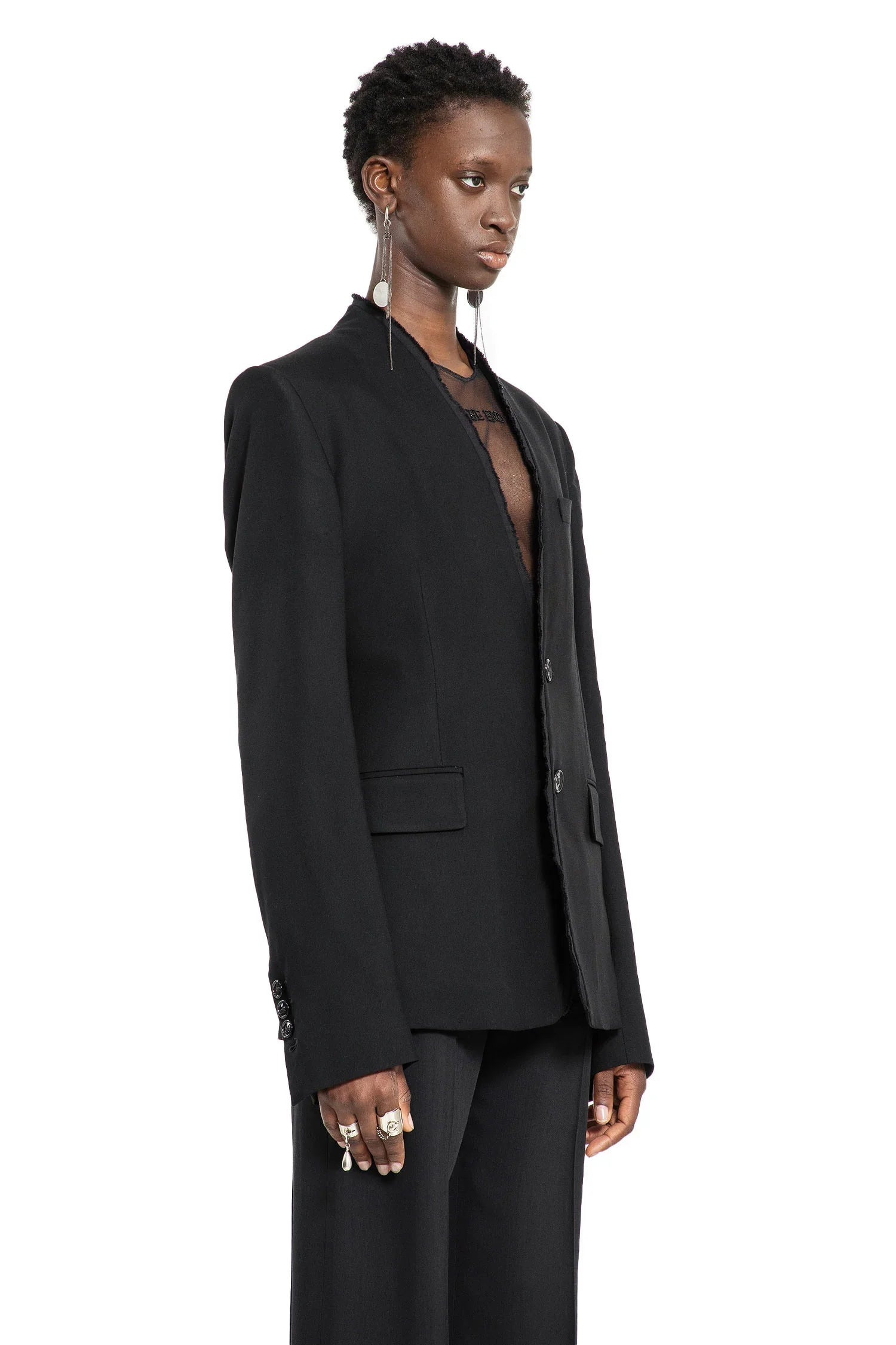 Sady-Collarless-Blazer - 2