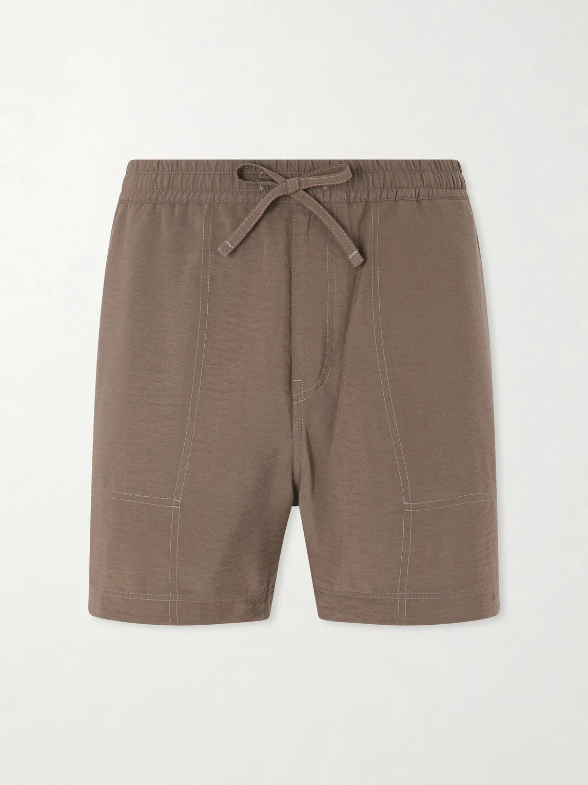 Ryder 5971 Straight-Leg TENCEL™Lyocell -Blend Drawstring Shorts - 1