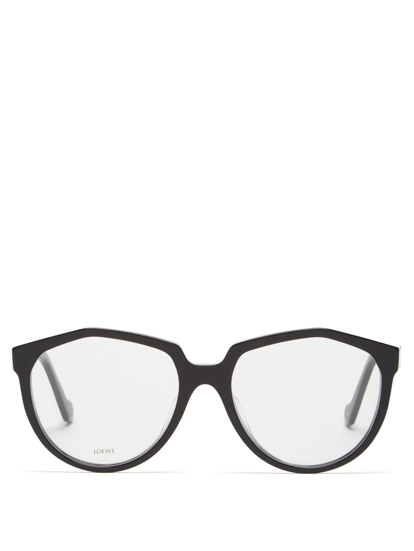 Oversized round acetate glasses - 1