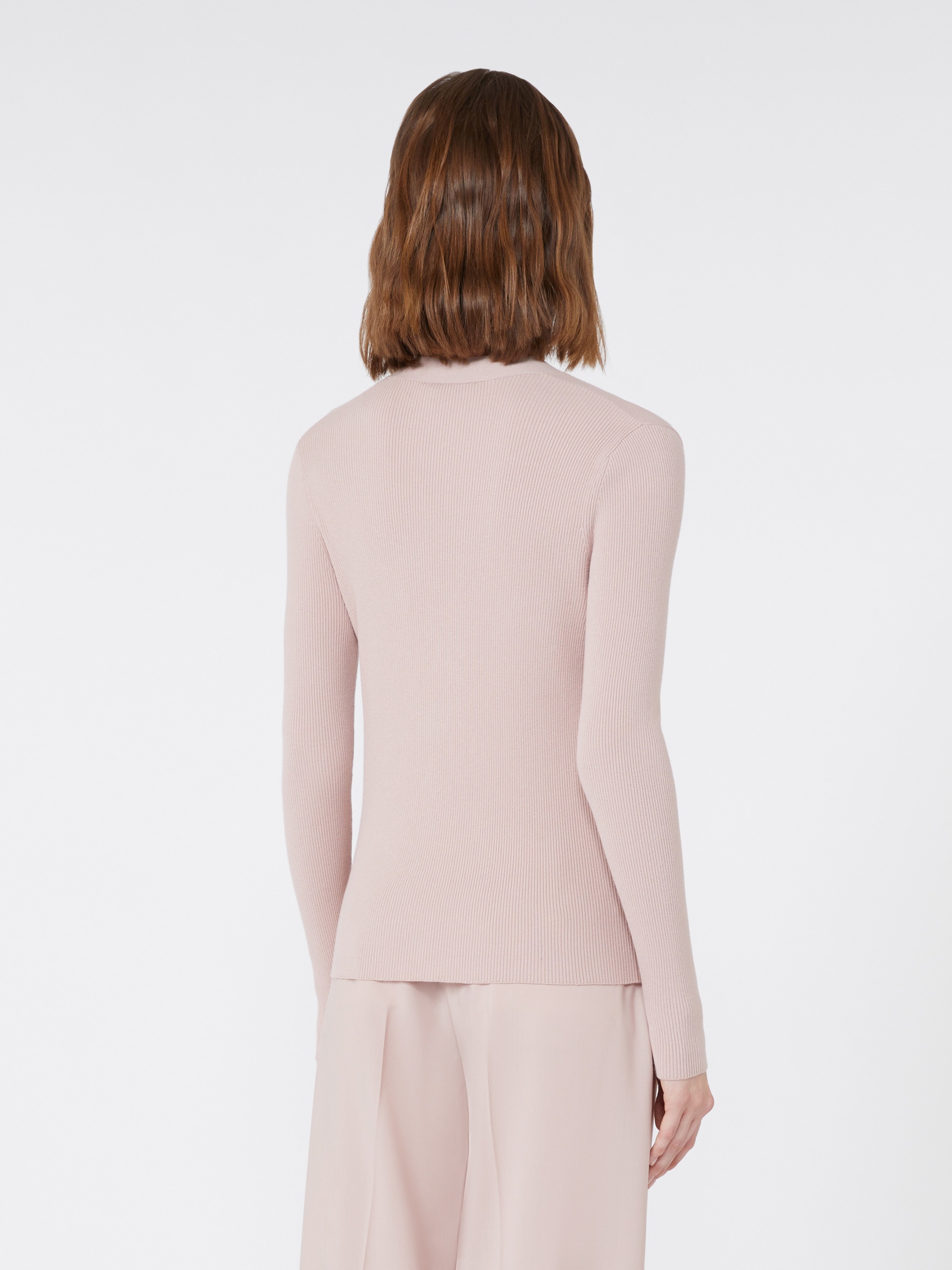 GABRIEL Viscose V-neck cardigan - 4