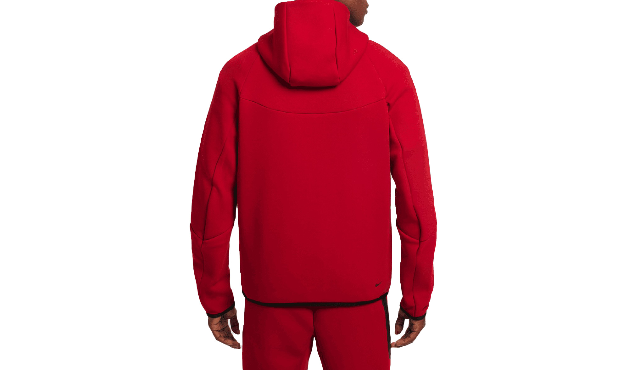 Sportswear Tech Fleece Windrunner Full-zip Hoodie "GYM RED/BLACK" - 2