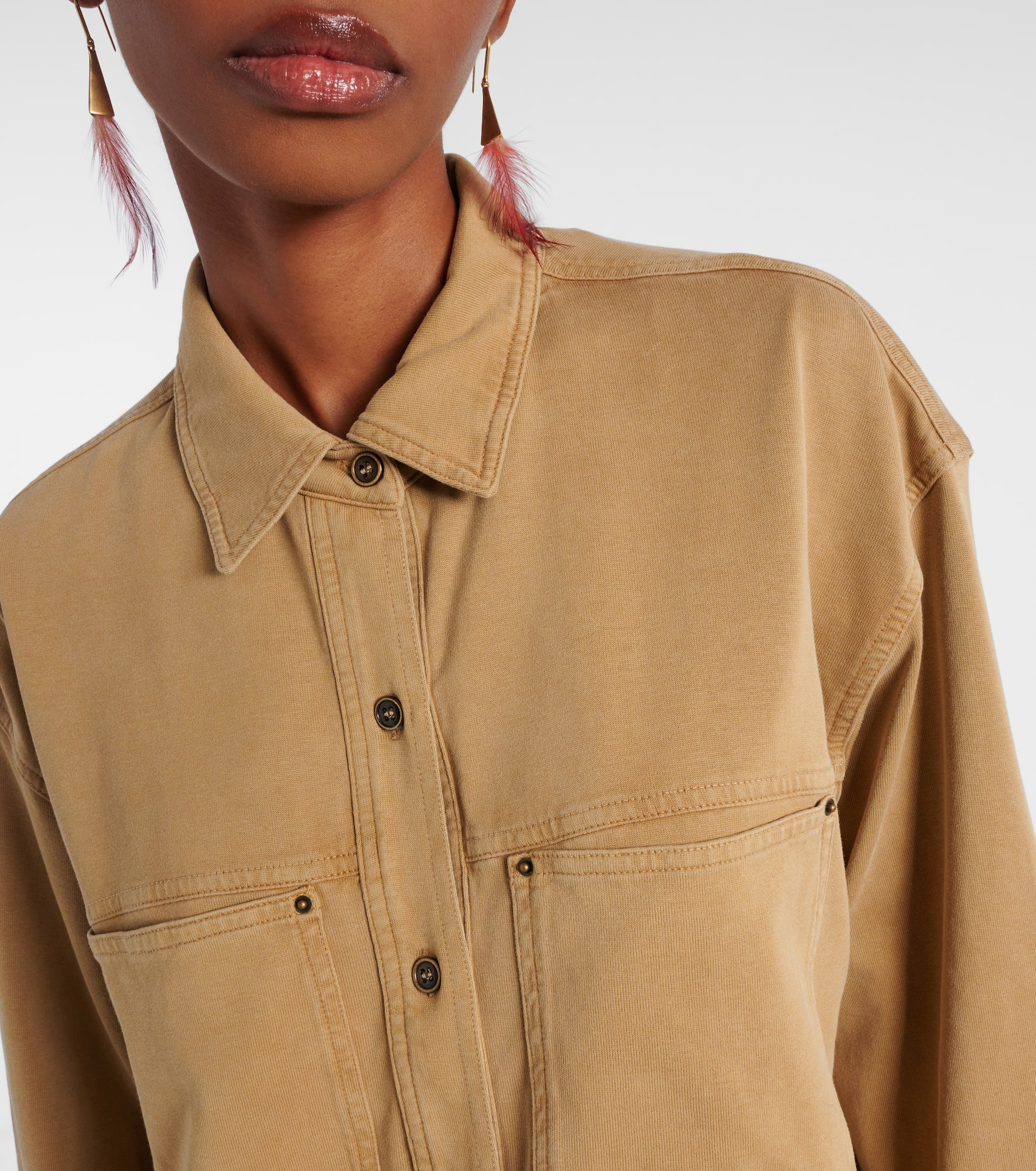 Raquel cotton jersey shirt - 4