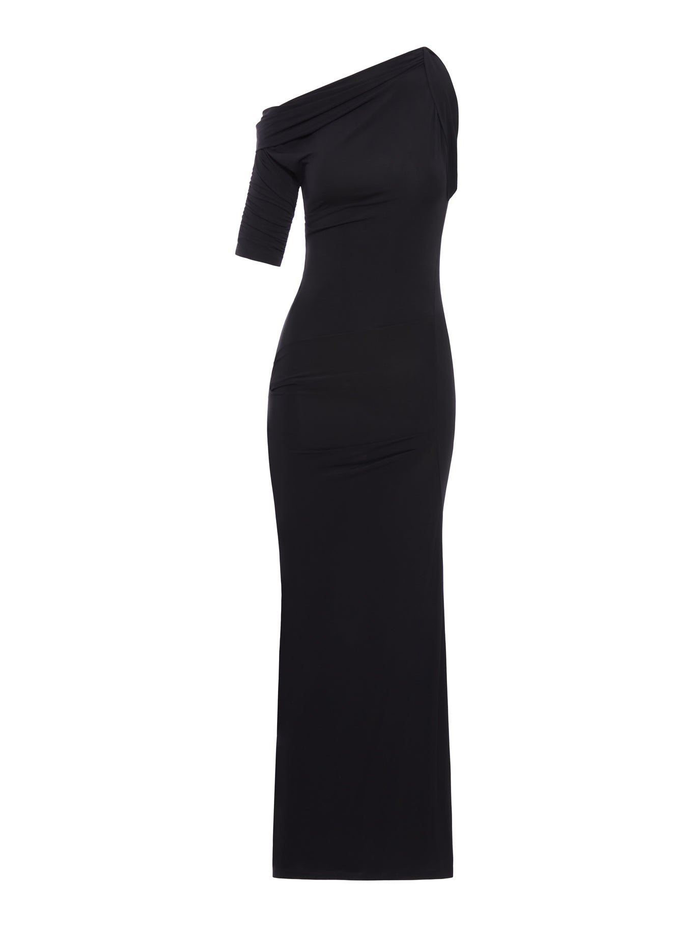 DRAPED MIDI DRESS - 2