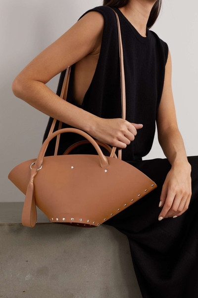 Jil Sander Sombrero studded leather tote outlook