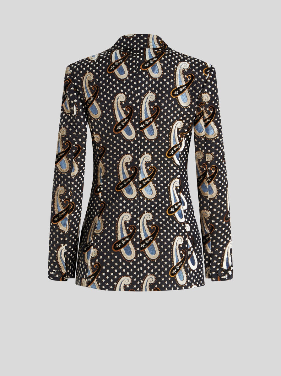 PAISLEY JACQUARD JACKET - 5